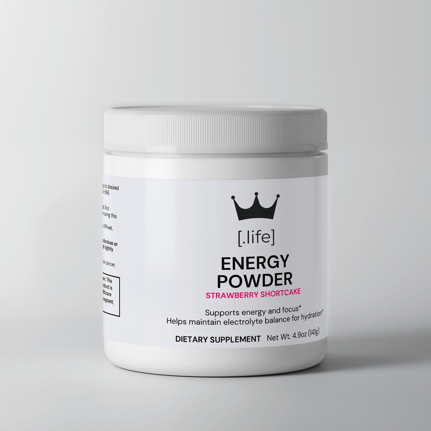 Energy Powder (Strawberry Shortcake)