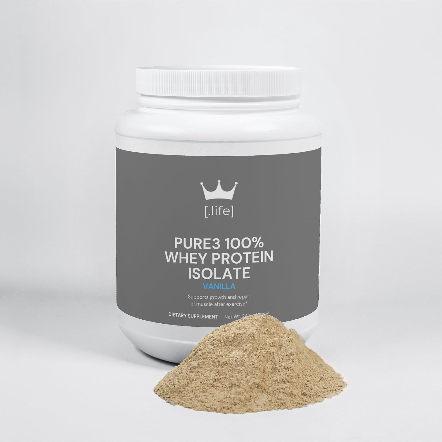 Pure3 100% Whey Protein Isolate (Vanilla)