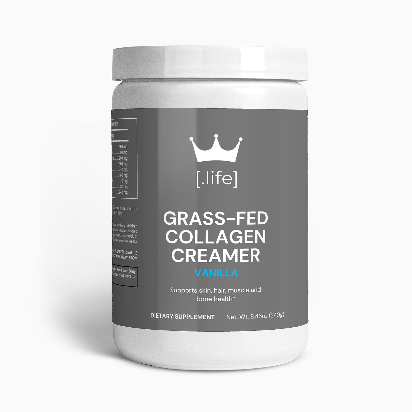 Grass-Fed Collagen Creamer (Vanilla)